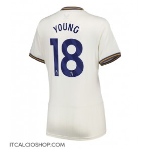 Everton Ashley Young #18 Terza Maglia Femmina 2024-25 Manica Corta